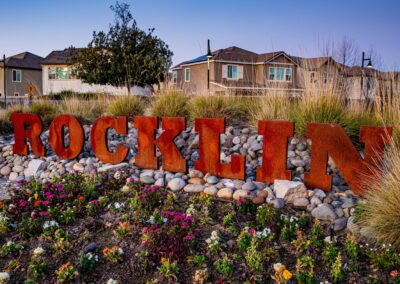 city of rocklin welcome sign