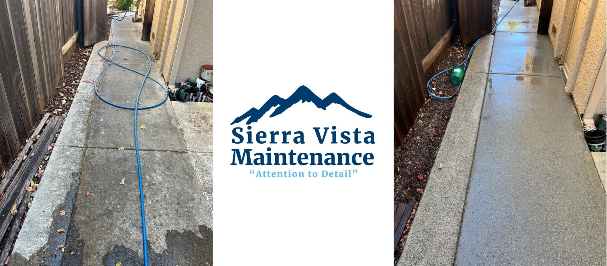 Pressure Washing power washing in Folsom & El Dorado Hills