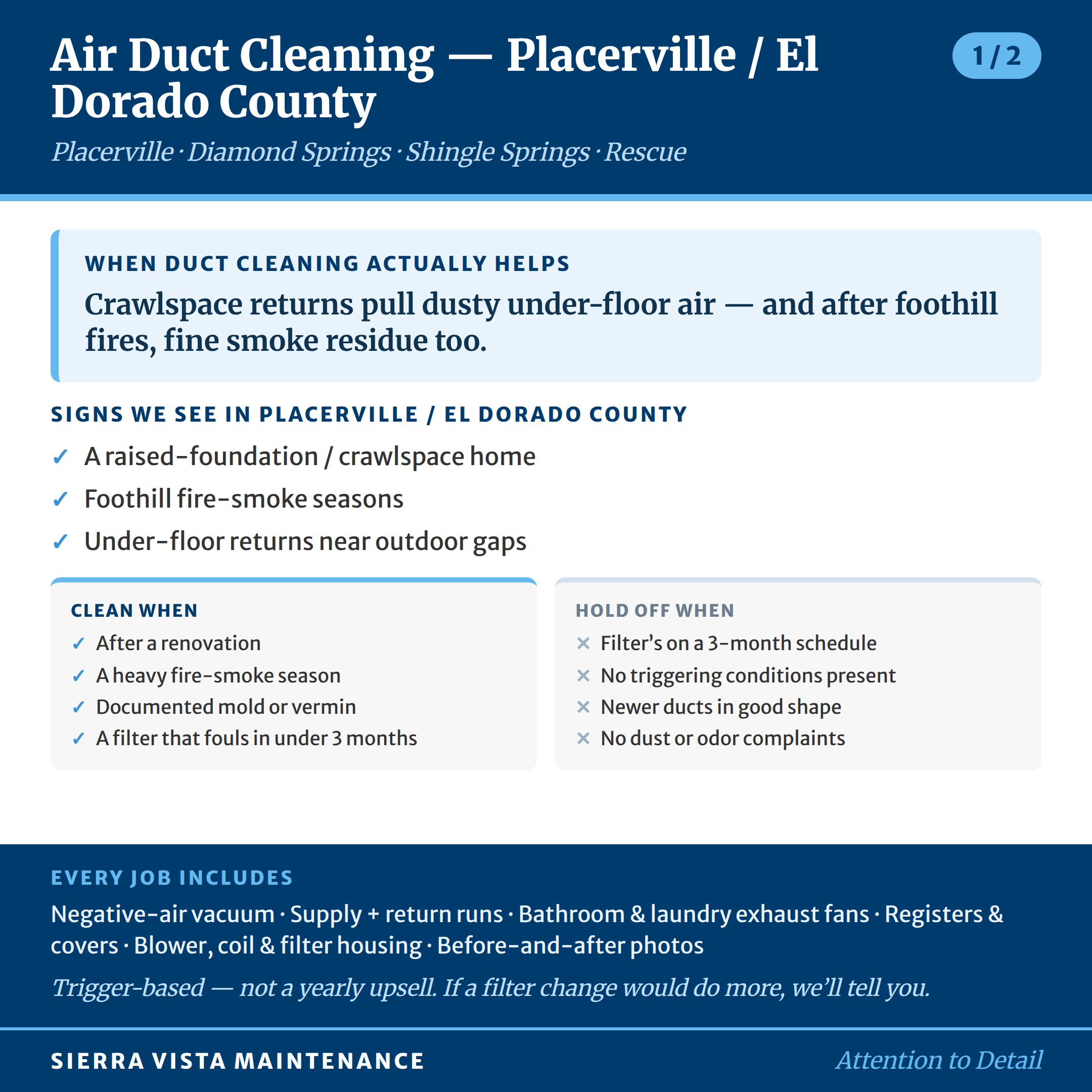 air-duct-cleaning-placerville-el-dorado-county-factsheet-1 Placerville & El Dorado County: When Duct Cleaning Actually Helps
