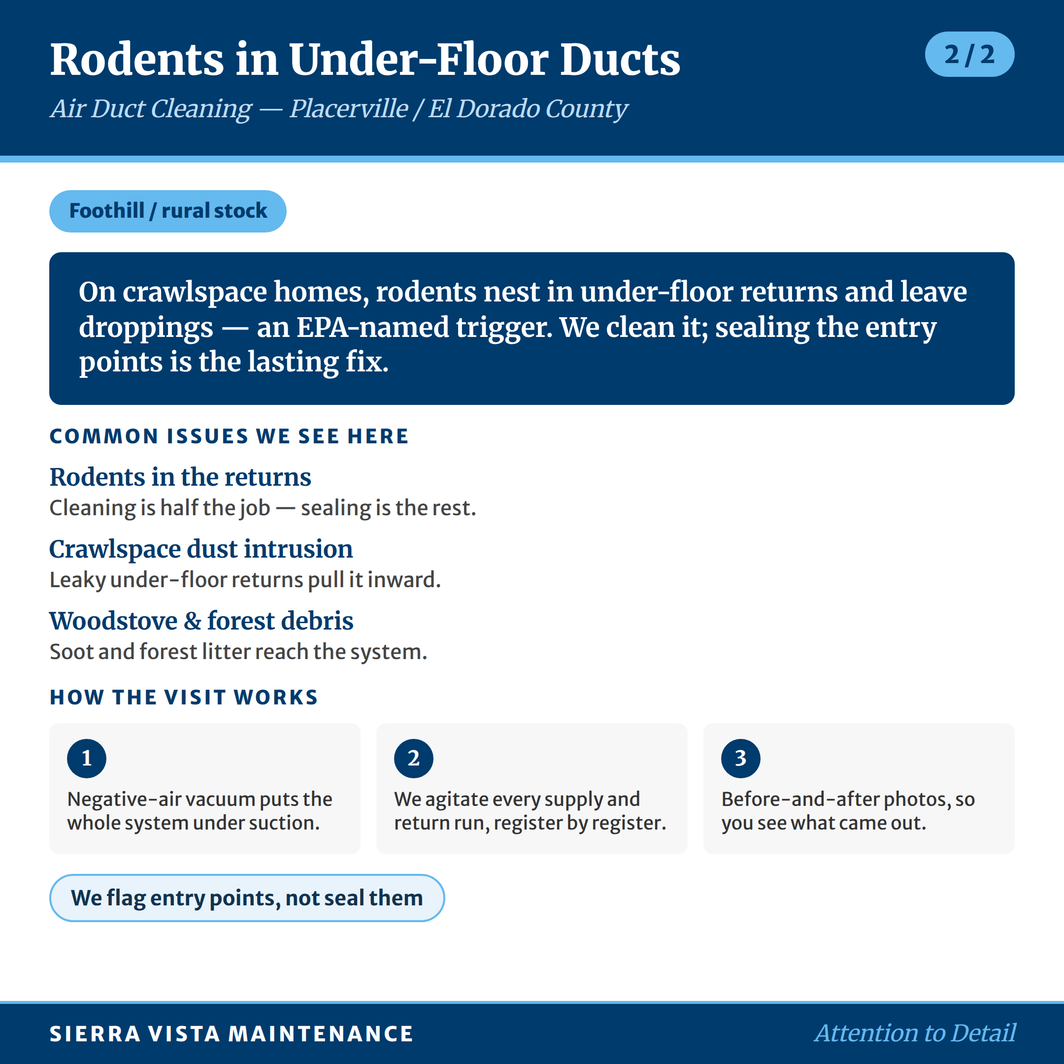 air-duct-cleaning-placerville-el-dorado-county-factsheet-2 Placerville & El Dorado County Air Duct Systems: Common Issues We See
