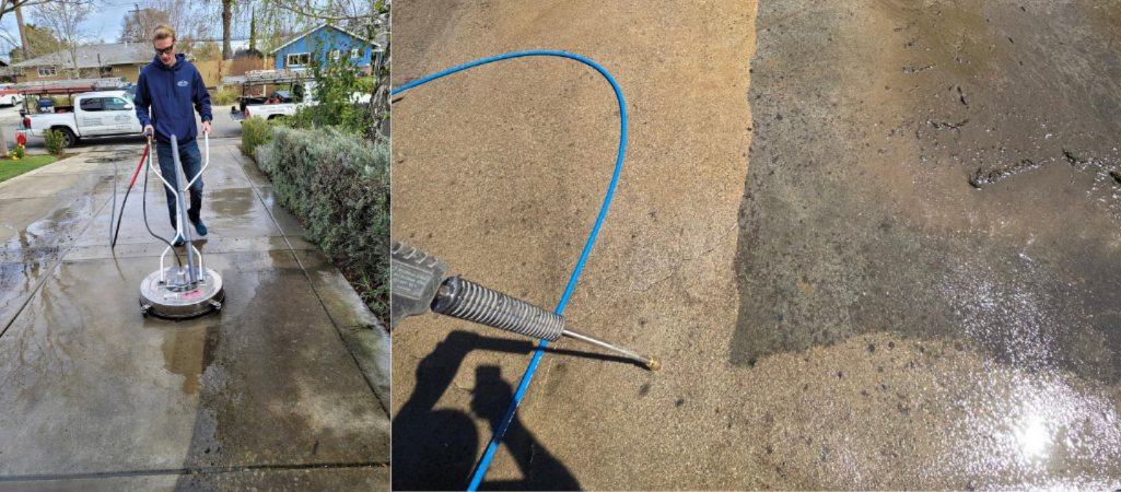 Driveway Cleaning Services in the Folsom and El Dorado Hills Area