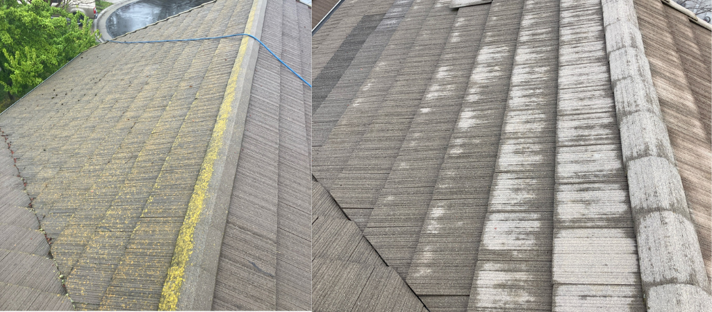Roof Cleaning Services in the Roseville Roklin Granite Bay Area